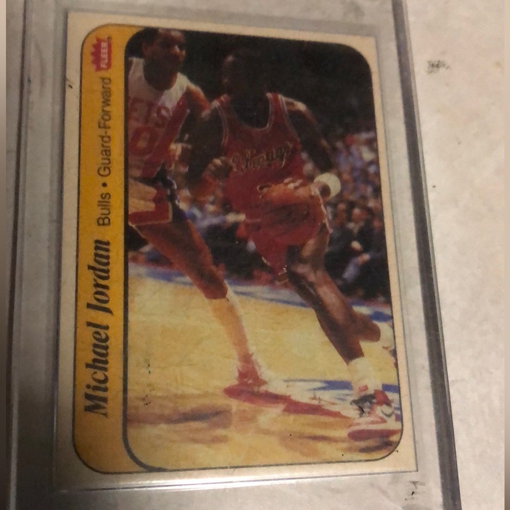 Michael jordan rookie sticker excellent condition